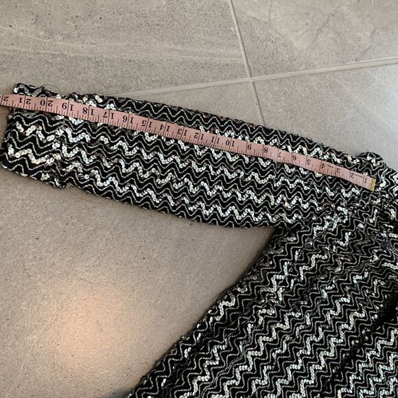 Vintage Lee Jordan 1970s Sequin Open Blazer Size 6-8 - Picture 10 of 10